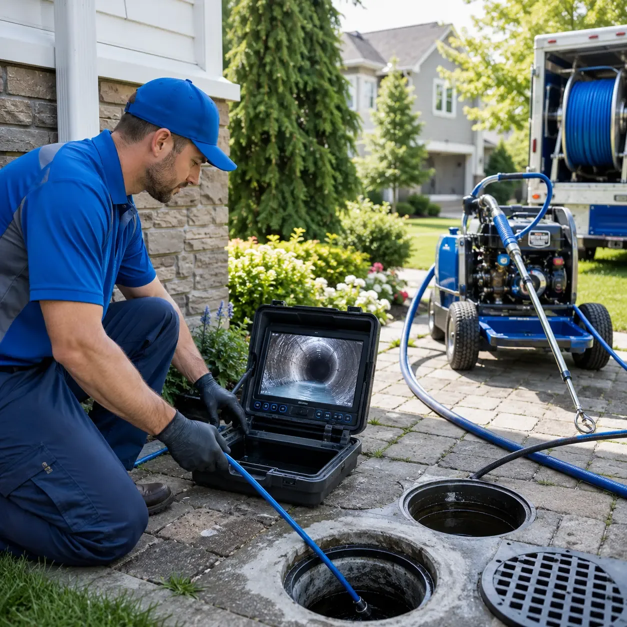 Outdoor drain cleaning professionals serving Oden, AR